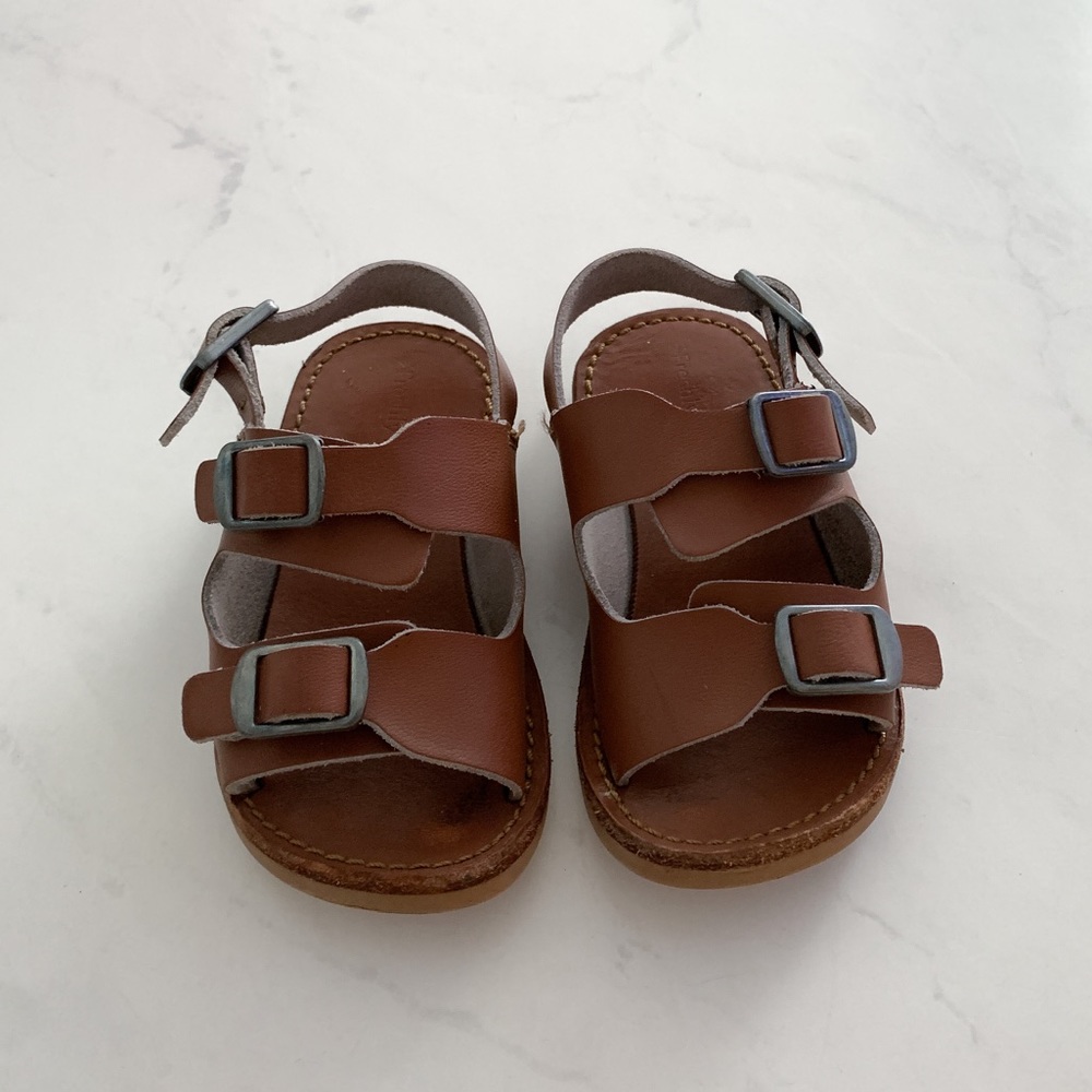 Freshly Picked Delray Cognac Delray Sandals Size 5